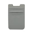thumbnail image 1 of HEVIRGO Portable Adhesive Fabric Double-layer Phone Back Card Holder Pouch, 1 of 10