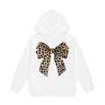 thumbnail image 4 of Shadoumai Girls Oversized Pullover Hoodies Leopard Bow Graphic Hooded Sweatshirts Spring Cute Trendy Sweater Pocket, 4 of 9