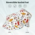 thumbnail image 4 of Kdxio Reflective Bucket Hat - Canada Day Print Bucket Hat for Men,Women, 4 of 9