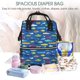 thumbnail image 5 of Easygdp Submarines And Whales para Bolsa de Bebé de Gran Capacidad con Múltiples Bolsillos, Bolsa de Pañales para Padres, Bolsa de Viaje Organizada y Elegante, 5 of 6