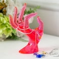 thumbnail image 2 of Soporte para anillo de mano, diseño de joyería, soporte para pulsera, anillo y reloj, decoración estética, decoración de habitación Y2k (rosa rojo), 2 of 5