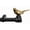 Renaissance Gold, variant on 1" Single Curtain Rod Set, Adjustable 48-84 Inches, Bird Finials, Renaissance Gold