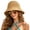 1pack-khaki, variant on Sun Hat for Women Beach Hat Straw Bucket Hat Summer UV Protection, Packable Breathable Crochet Style
