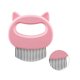 thumbnail image 1 of Greeniant Peine de aseo para mascotas con mango curvo en forma de masaje peine de plástico herramienta de limpieza suministros para mascotas Aseo de mascotas rosado Greeniant PT000133-03, 1 of 6