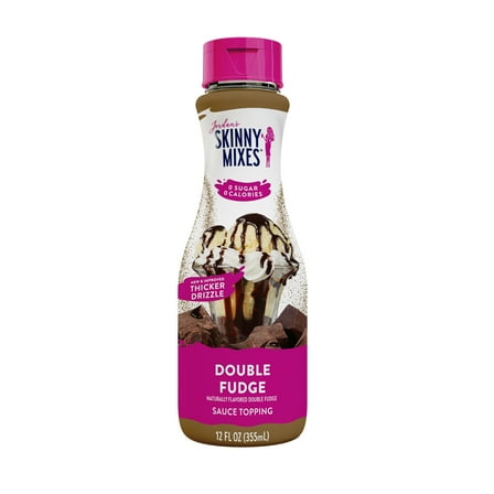 Jordan's Skinny Mixes, Double Fudge Sauce, Zero Calories,12 fl oz