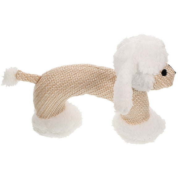 NICEXMAS 1Set Dog Pet Toy Plush Beige for Chewing Puppies with Bite Resistant Properties