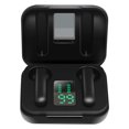 thumbnail image 4 of Auriculares con pantalla LED Estéreo Mini Auriculares inalámbricos Impermeable Compatible con Bluetooth 5.0 Auriculares deportivos Auriculares, Negro Inevent EL000084-01B, 4 of 7