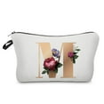 thumbnail image 2 of Penkiiy Personalized Makeup Bag with Initials, Letter B Cosmetic Bag Toiletry Pouch A-Z Travel Make up Bag Toiletry Bag, Gifts for Women Teens Girls, 2 of 3