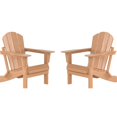 thumbnail image 1 of Chaise Adirondack Pliante en Poly pour Extérieur (Ensemble de 2), 1 of 6