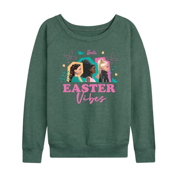 Barbie - Easter - Easter Vibes - Women's Lightweight French Terry Long Sleeve Shirt