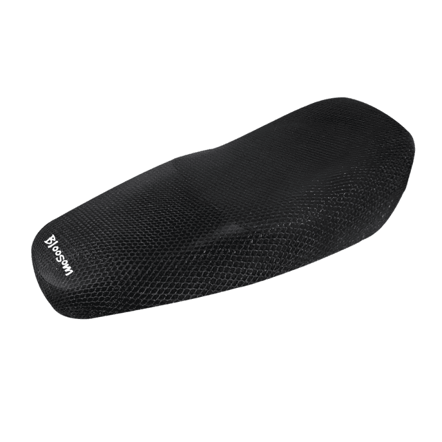 Funda Cubre Asiento Bloosom Malla Para Moto Termica Universal Xl F1 Negro
