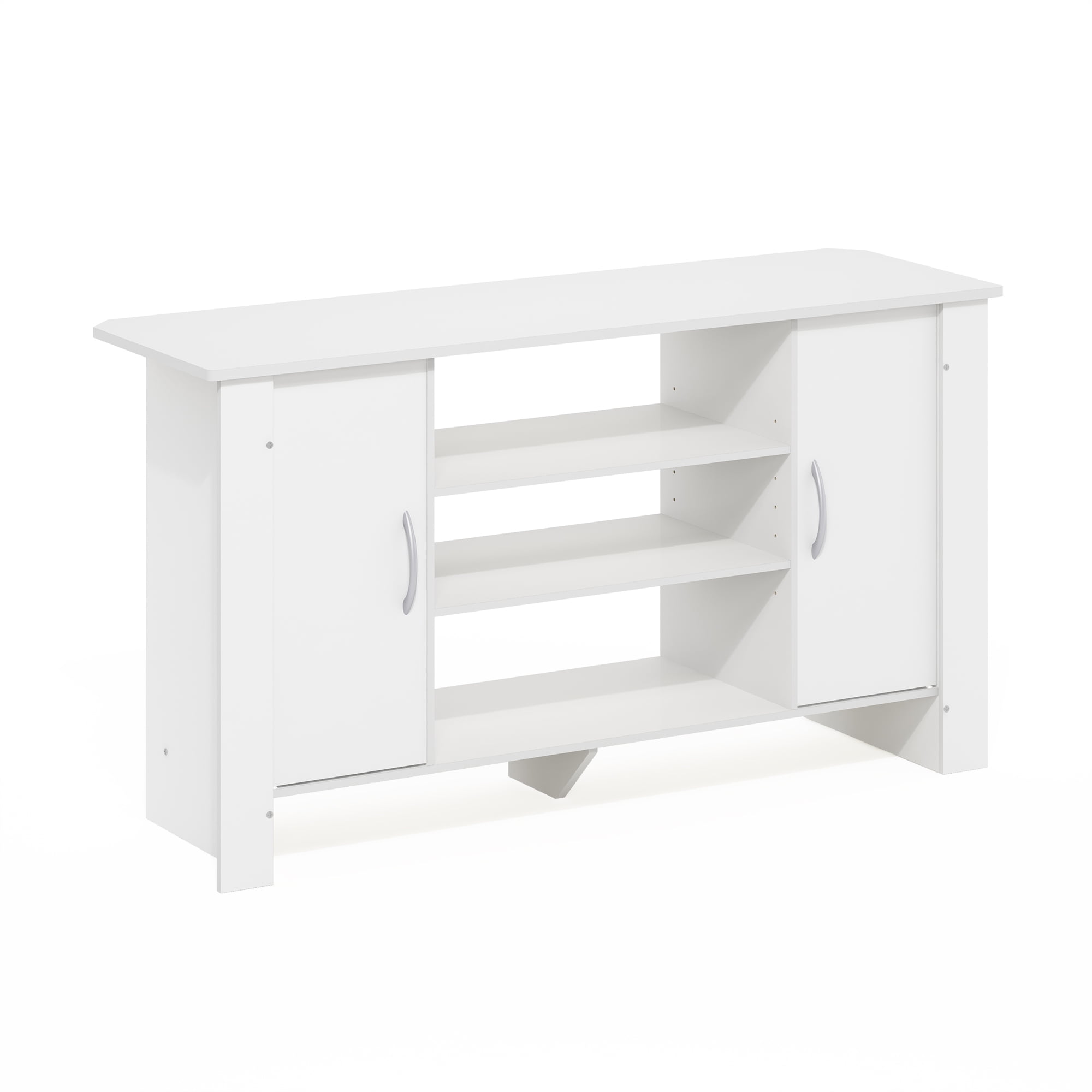 Furinno ECON TV Stand Entertainment Center in White