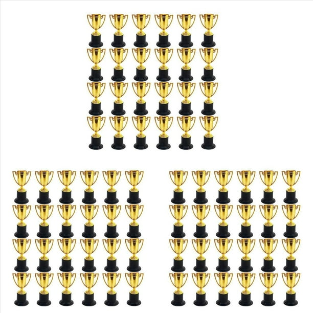 Paquete de 72 Minitrofeos para Premios de NiñOs, Copas de Trofeo de de PláStico, para Regalos de Fiesta, Recompensas, Deportes, Competiciones