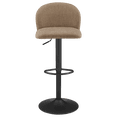 thumbnail image 2 of Bouclair Tabouret de Bar Rembourré Réglable Taupe, 2 of 7