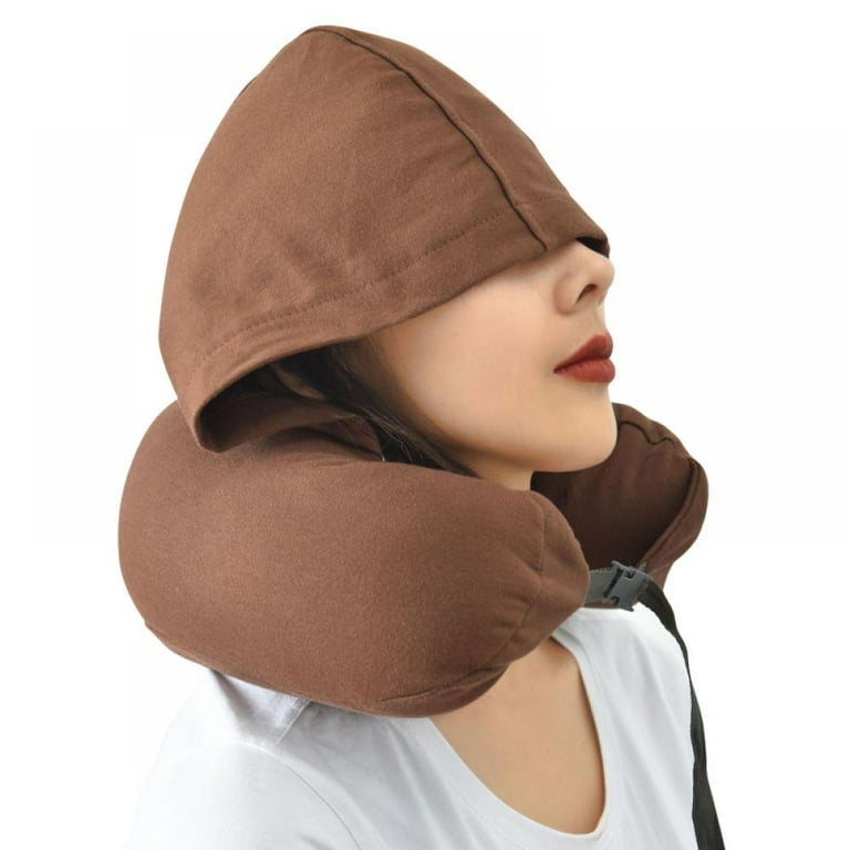 Hooded Travel Neck Pillow