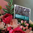 thumbnail image 3 of 3drose, a Sign That Says Warrior Way in Green Near a Forest, 12 Greeting Cards with Envelopes, 3 of 7