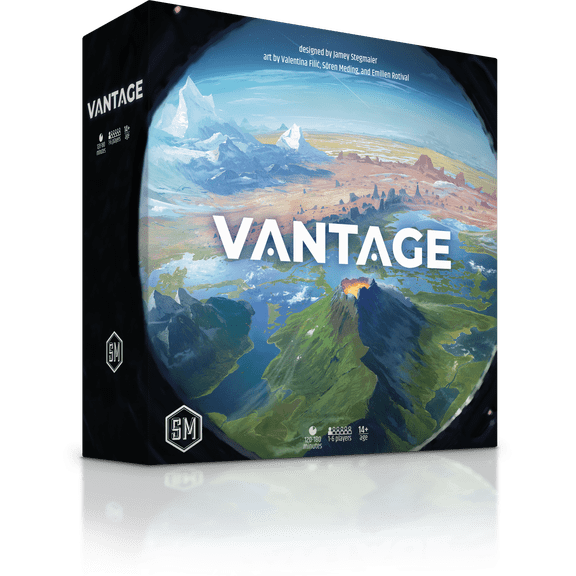 Vantage by Jamey Stegmaier | Cooperative Adventure Strategy Board Game from Stonemaier Games