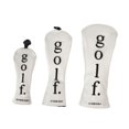 thumbnail image 2 of 3 fundas para palos de golf, fundas de madera para palos de golf, antiarañazos. Blanco, 2 of 8