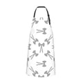 thumbnail image 2 of Lsque Antenna Icon Waterproof Apron Chef Aprons for Men Heavy Duty Chemical Work Apron Extra Long Grilling Aprons with Adjustable Bib Apron, 2 of 9