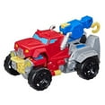 thumbnail image 2 of Transformers Rescue Bots Academy Optimus Prime Action Figure, 6", Red, Collectible, for Ages 3+, 2 of 3