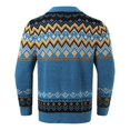 thumbnail image 4 of Birdeem Cardigan d'Hiver pour Hommes Veste à Boutons Manches Longues Col Rabattu Chandail en Brocart, 4 of 12