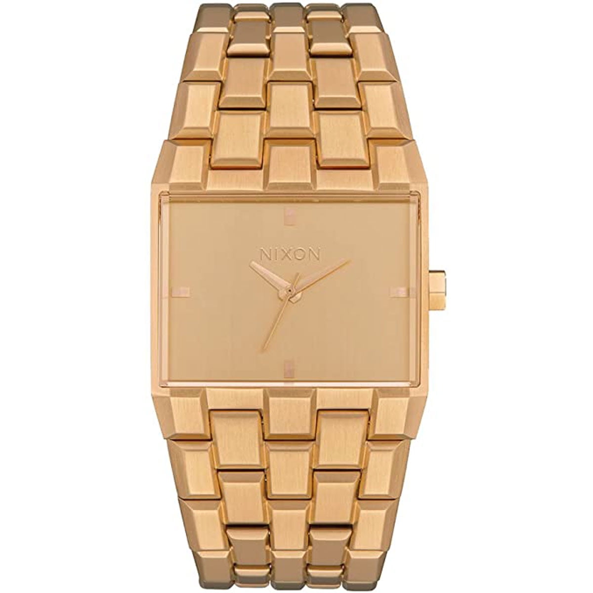 Nixon A1262502 Women's Tickets Gold Dial Steel Bracelet Watch
