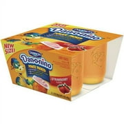 Dannon Dan O Nino Reduced Fat Strawberry Yogurt, 4 Oz., 4 Count