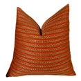 thumbnail image 1 of Plutus Brands PB11319-2036-DP Plutus Tied Rows Handmade Throw Pillow, (Double sided 20" x 36" King), 1 of 2