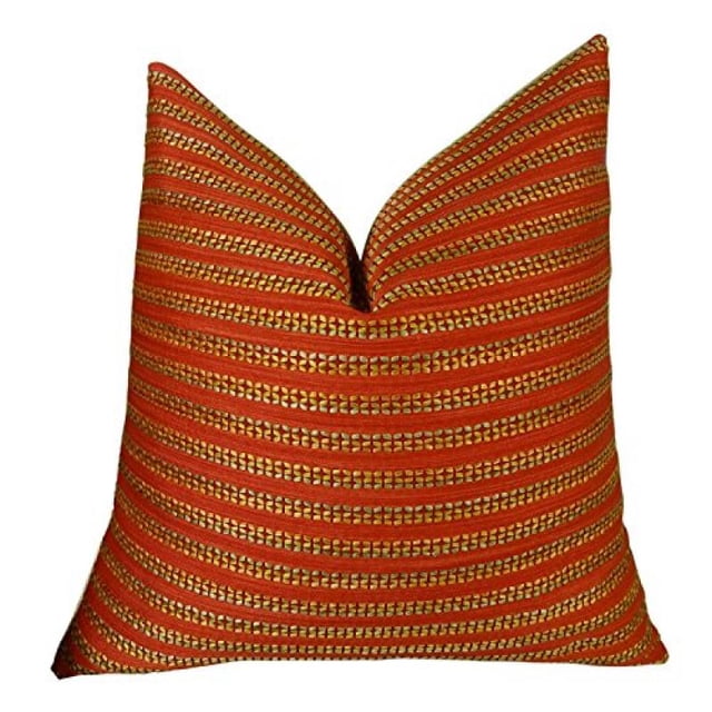Plutus Brands PB11319-2036-DP Plutus Tied Rows Handmade Throw Pillow, (Double sided 20" x 36" King)