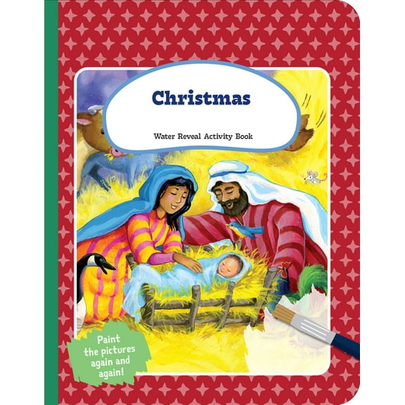 Christmas - Water Reveal Activity Book, (Hardcover)