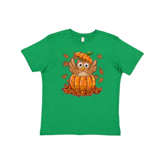 Inktastic Owl in a Pumpkin- cute for Halloween and Thanksgiving Youth T-Shirt