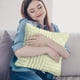 thumbnail image 4 of Pillowcase Pillowcase With Striped Concealed Zip Removable Breathable And Warm No Deformation Solid Colour Cushion Cover Pillowcase, 4 of 6