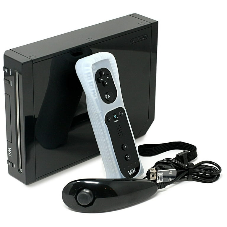 Nintendo Wii Console Black Refurbished, Includes Remote