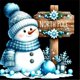 thumbnail image 1 of 5D DIY Muñeco Nieve Del Arte Artesanal 30x30cm, 1 of 9