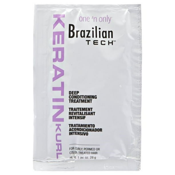 One N Only Brazilian Tech Keratin Kurl Deep Conditioning Treatment, 1
