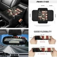 thumbnail image 5 of Yuyamidu Deer Car Front Seat Cover Set with Armrest Cover Pad Steering Wheel Cover American Flag Seat Belt Pads Garbage Can Air Vent Pouch Rearview Mirror Cover Coasters Keychain, 12 Pieces, 5 of 6