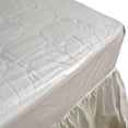 Twin Size Bed Mattress Cover Plastic White Waterproof Fitted Protector