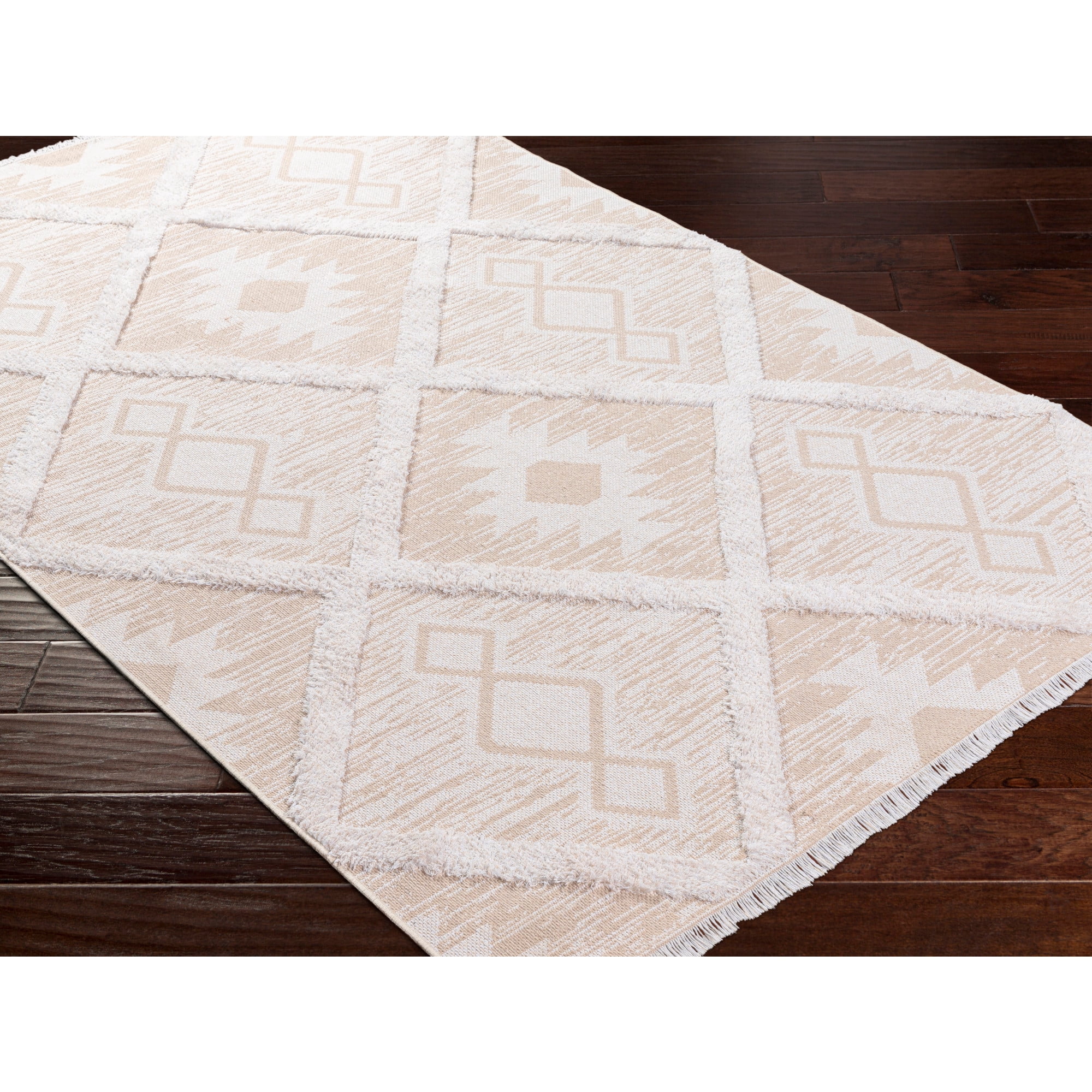 Artistic Weavers  Tan 2' x 4' Rustic Rectangle Area Rug