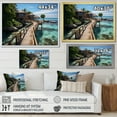 thumbnail image 4 of Designart "Maldivian Beaches I" Nautical & Beach Canvas Print, 4 of 5