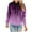 Purple sweatshirt for women, variant on Usmixi Hoodies for Women Womens Plus Size Pullover Hoodies Tops Cozy Fleece Fashion Drawstring Hooded Sweatshirt with Pocket Winter Long Sleeve Gradient Print Casual Hoodies Tops Clearance