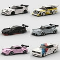 thumbnail image 2 of MOC Pickup Car Model Building Blocks GT RS6 Super Race Speed Racing Sports Police Vehicle Technical Racing Brick Christmas Gif, 2 of 10