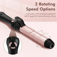 thumbnail image 2 of Rotating Curling Iron 1.25 Inch Automatic Curling Wand for Waves; Tourmaline Ceramic Self Curler with 2 Rotating Speed, 11 Adjustable Temperature, 2 of 5