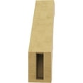 thumbnail image 4 of Ekena Millwork 3"W x 12"D x 12"H Balboa Rough Cedar Woodgrain TimberThane Knee Brace, Primed, 4 of 6