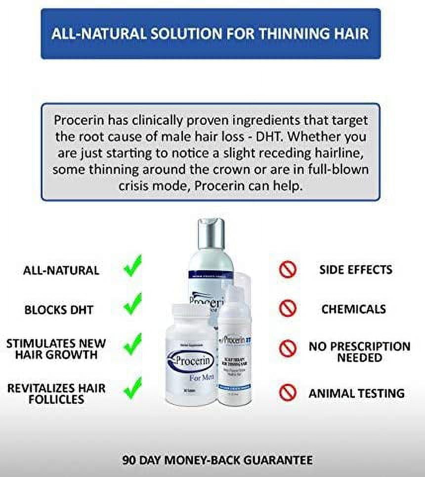 Procerin For Men, 90 Tablets, Hair Re-Growth Thinning Hair For Men