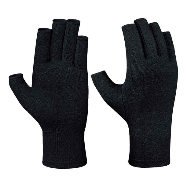 Guantes de presión de medio dedo para ciclismo, antideslizantes, para deportes, fitness y ciclismo.