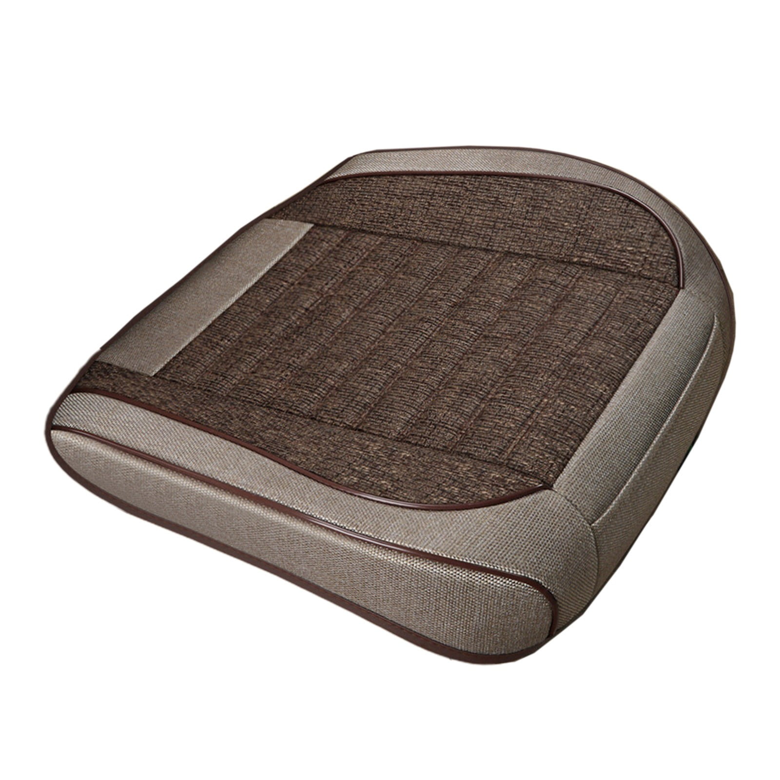 Breathable Linen Car Seat Cover Fully Enclosed Cushion, All Season for Car 20.5x20.5 Inch Easy Fit