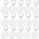 thumbnail image 4 of EeaseMX 100 piezas de llavero circular transparente de acrílico en blanco con marco para fotos, llavero con anilla dividida para regalo, 4 of 8