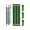 Green, variant on Heavy Duty Tree Staking Kit, New Sapling Stabilization Straps with Metal Stakes & Rope, Wind Protection Tree Support System for Young Trees & Shrubs