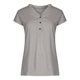thumbnail image 4 of Tops transpirables sólidos de manga corta con cuello en V a la moda para mujer Fridja  hjk4476, 4 of 5