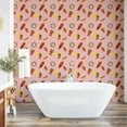 thumbnail image 6 of African Woman Peel & Stick Wallpaper, Ritual Objects Drums Patterns Traditional Elephant Savannah Vase Illustration, Self-Adhesive Living Room Kitchen Accent, 3 Sizes, Multicolor, by Ambesonne, 6 of 6